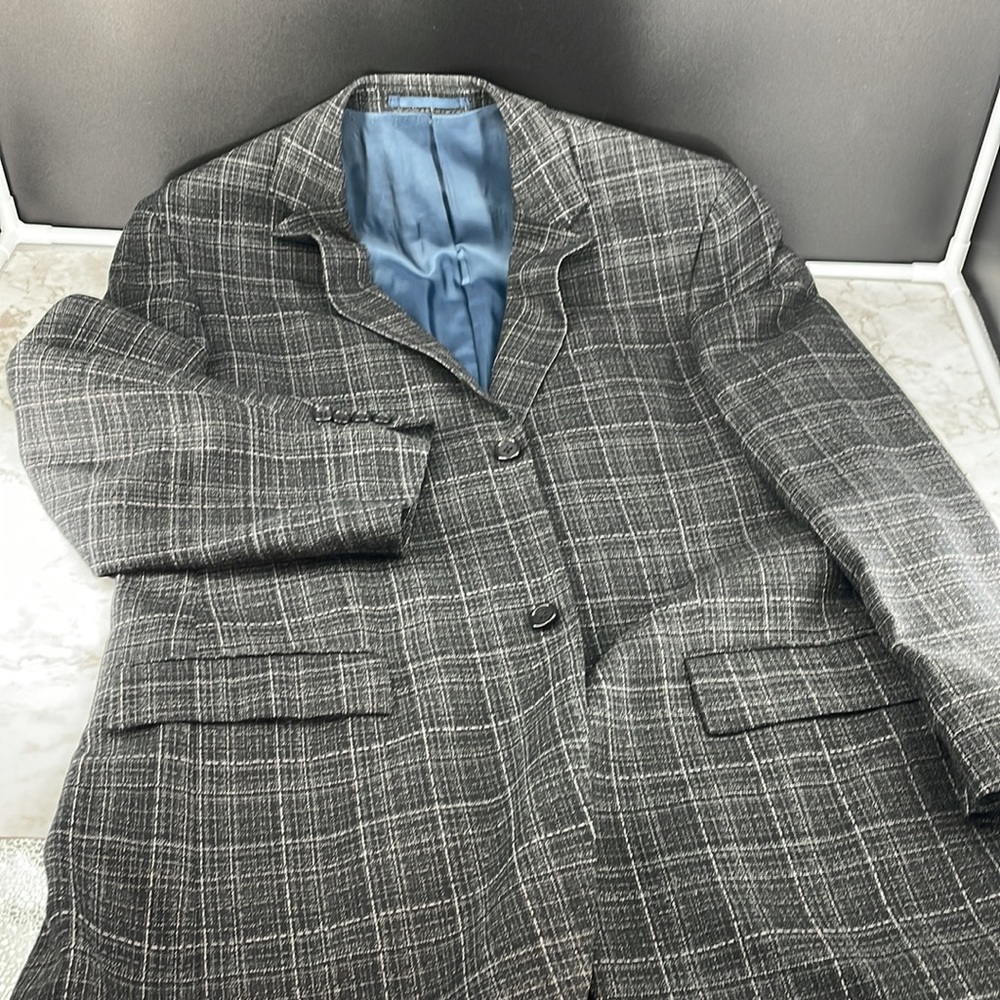 Nautica Sportcoat Vintage 40T Black and Grey